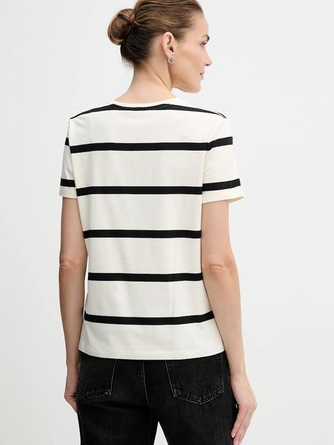 Tommy Hilfiger t-shirt damski kolor beżowy WW0WW47809