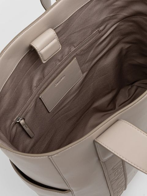 Calvin Klein torebka kolor beżowy LV04F3289G