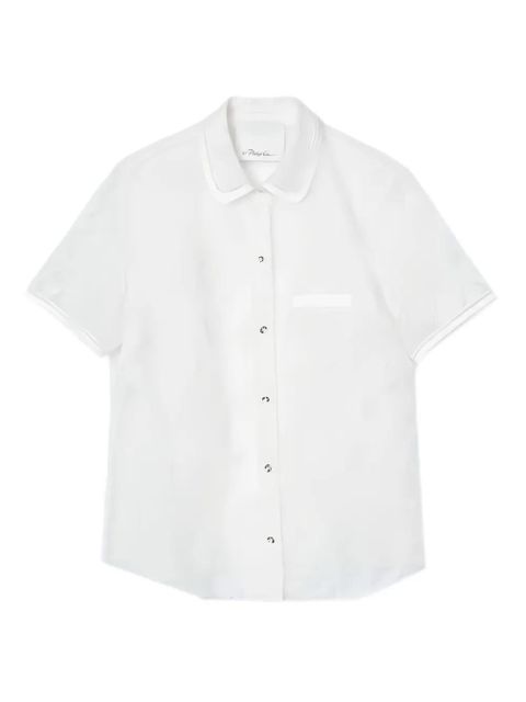 3.1 Phillip Lim floral-pattern short-sleeve shirt - White - zdjęcie produktu nr 1