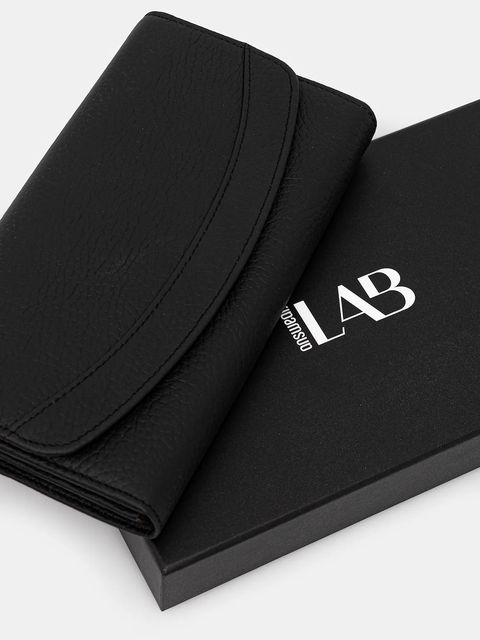 Answear.LAB portfel skórzany damski kolor czarny