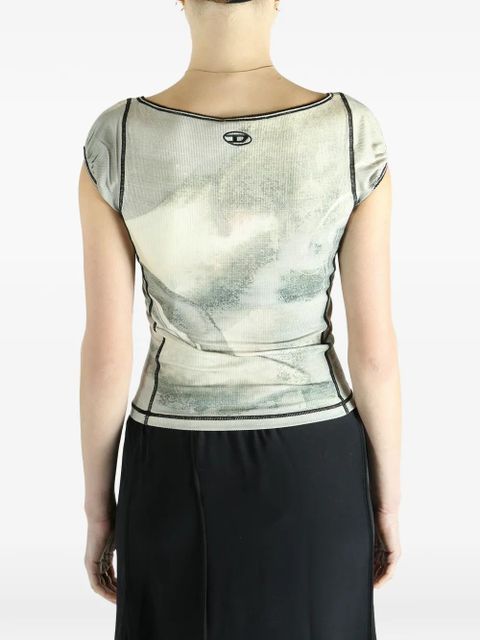 Diesel graphic-print T-shirt - Grey
