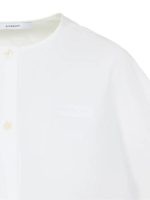 Givenchy embroidered crop top - White