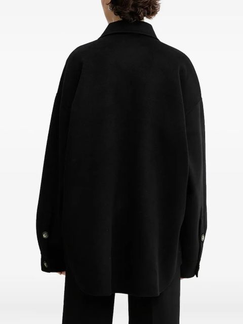 Nanushka button-fastening shirt jacket - Black - zdjęcie produktu nr 2
