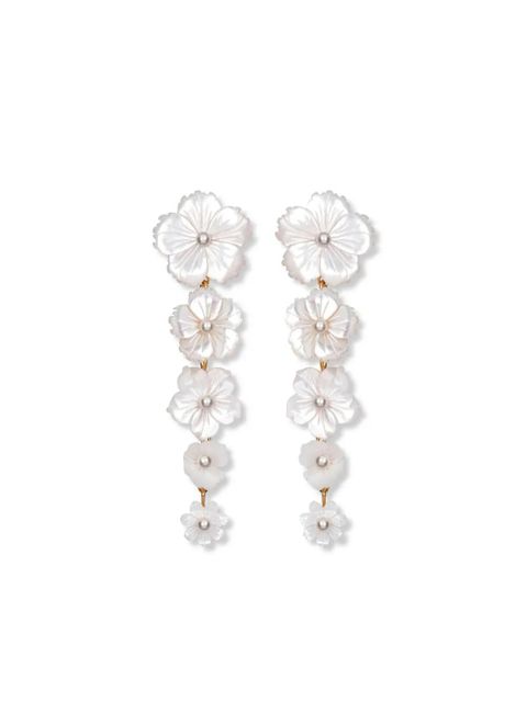 Jennifer Behr Chelsey earrings - White - zdjęcie produktu nr 1