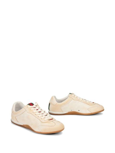 Gucci Shift lace-up leather sneakers - Neutrals - zdjęcie produktu nr 2