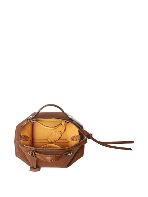 FENDI medium By The Way Selleria hand-sewn topstitches tote bag - Brown - zdjęcie produktu nr 2