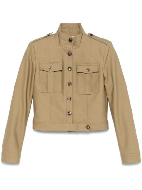 TOM FORD cropped jacket - Green - zdjęcie produktu nr 1