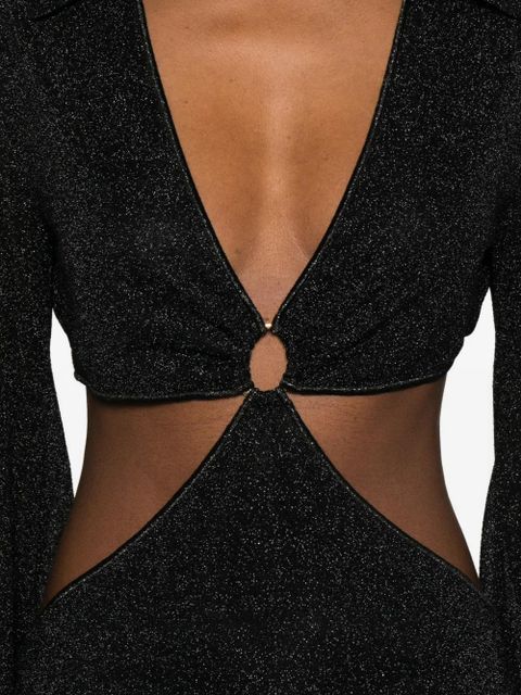 Oséree cutout ring maxi dress - Black