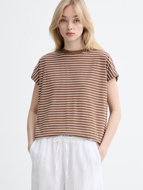 Marc O'Polo T-shirt damski bawełniany - zdjęcie produktu nr 1