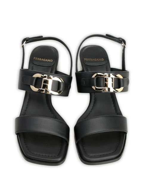 Ferragamo buckled-strap sandals - Black