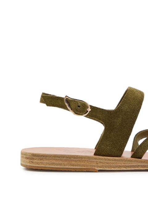 Ancient Greek Sandals Theano slingback suede sandals - Green - zdjęcie produktu nr 2