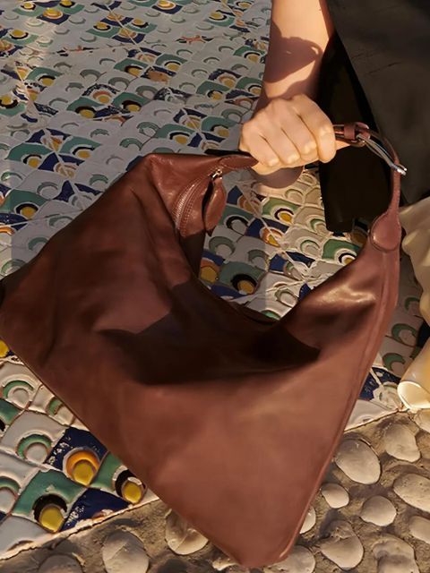 Liffner adjustable pillow shoulder bag - Brown - zdjęcie produktu nr 2