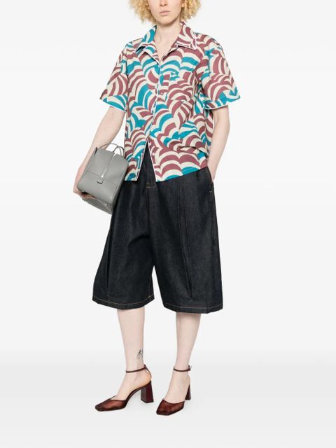 Marni printed short-sleeve shirt - Blue - zdjęcie produktu nr 2