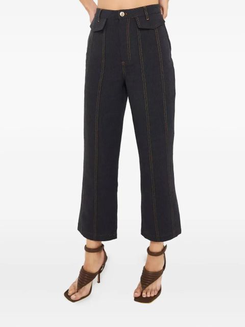 Acler Rosina topstitching jeans - Blue - zdjęcie produktu nr 1