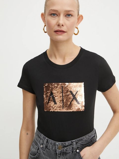 Armani Exchange t-shirt bawełniany - zdjęcie produktu nr 1