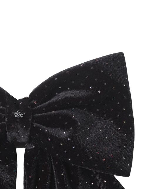 Maison Michel Mini Wicole bow hair clip - Black - zdjęcie produktu nr 2