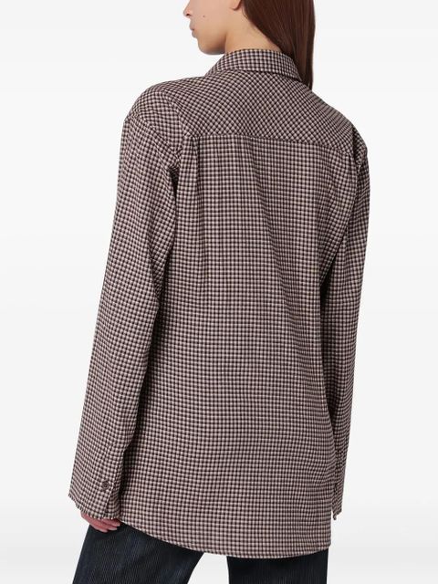 OUR LEGACY geometric-print shirt - Brown - zdjęcie produktu nr 2