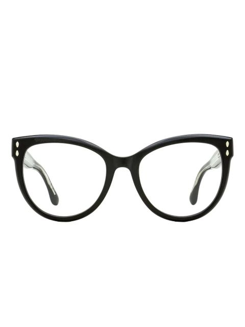 Isabel Marant Eyewear round-frame glasses - Black - zdjęcie produktu nr 2