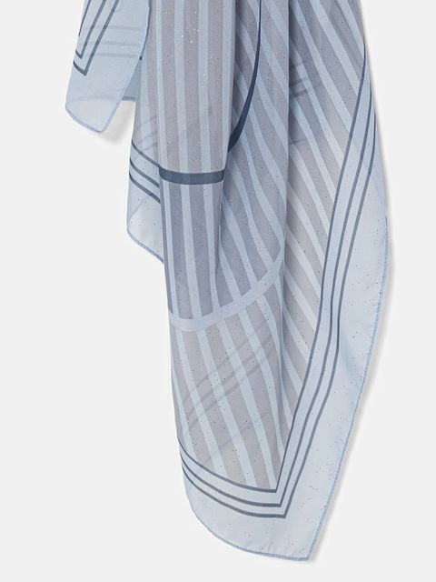 Liu Jo chusta damska kolor niebieski 2A6033 T2745