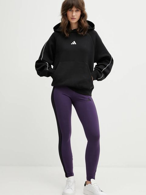 adidas legginsy Essentials damskie kolor fioletowy z aplikacją JY3176 - zdjęcie produktu nr 2