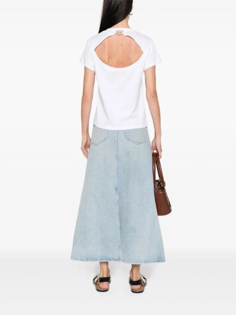 TWINSET logo-plaque cotton T-shirt - White - zdjęcie produktu nr 2