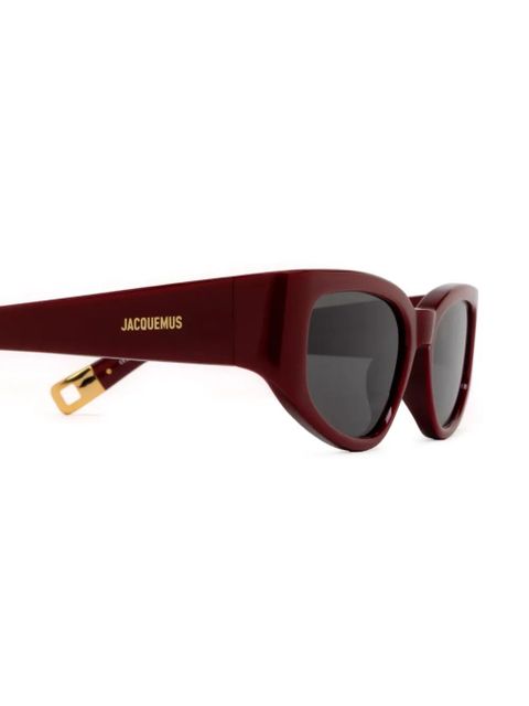 Jacquemus oversize-frame sunglasses - Red