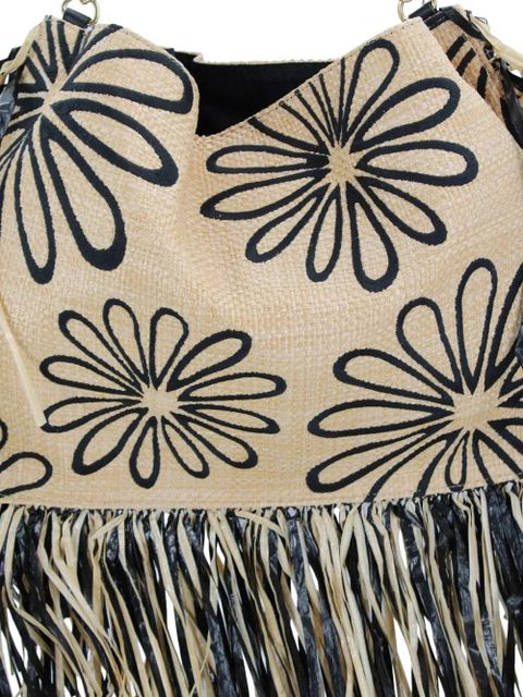 FARM Rio floral fringe tote bag - Neutrals - zdjęcie produktu nr 2