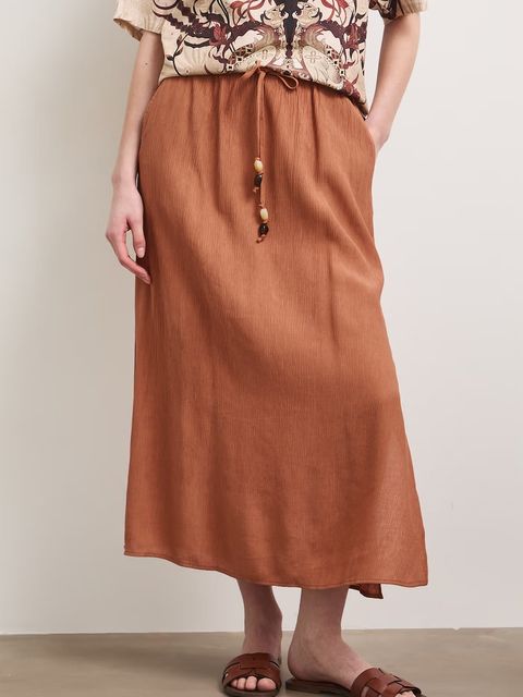 Medicine spódnica trapezowa z wiskozą - zdjęcie produktu nr 2