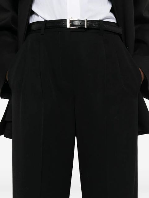 The Row Virgil pleated trousers - Black