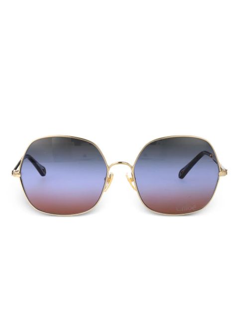 Chloé Eyewear octagonal frame sunglasses - Gold - zdjęcie produktu nr 1