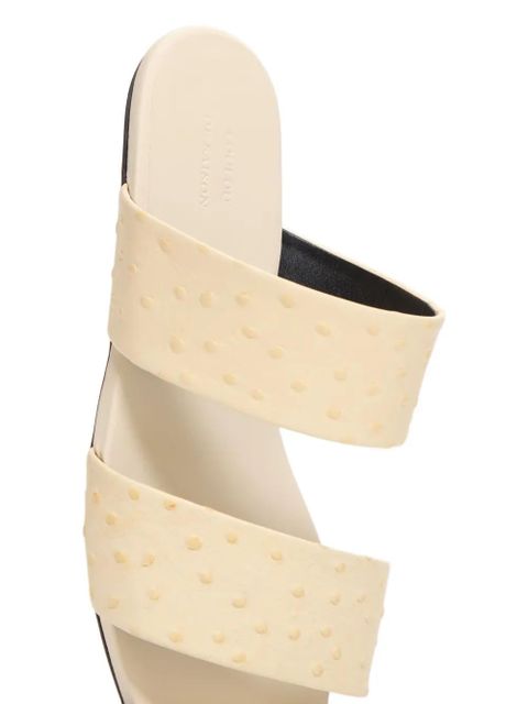 LouLou de Saison Jako textured-effect straps sandals - Neutrals