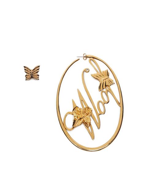Blumarine butterfly-detailed earrings - Gold - zdjęcie produktu nr 1