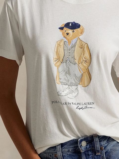 Polo Ralph Lauren t-shirt bawełniany damski kolor biały 211971752 - zdjęcie produktu nr 2