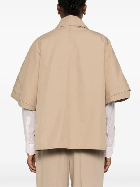 Max Mara Parole cape - Neutrals