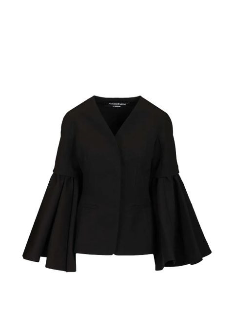 Jacquemus Paysan bell-sleeve jacket - Black - zdjęcie produktu nr 1