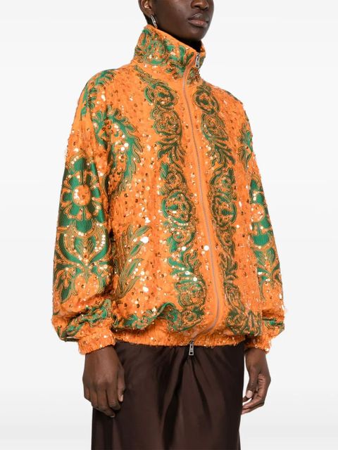 ETRO sequin-embellished bomber jacket - Orange - zdjęcie produktu nr 2