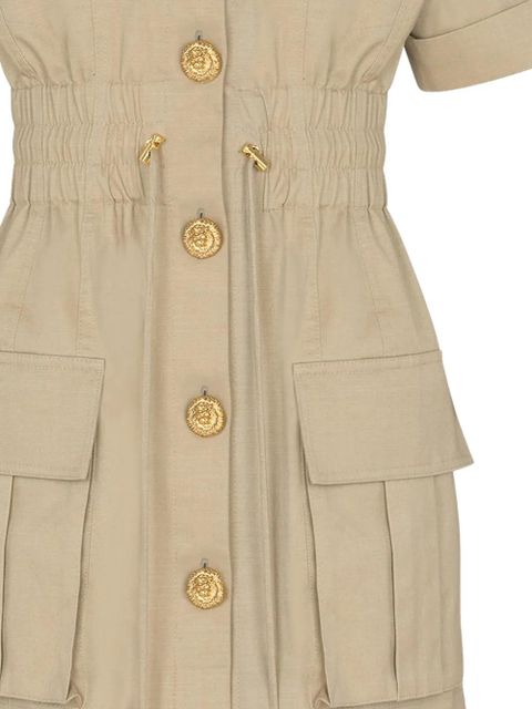 Balmain four pocket button dress - Neutrals - zdjęcie produktu nr 2