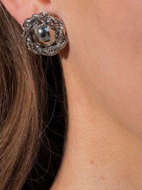 Jennifer Behr Caryann rope earrings - Silver - zdjęcie produktu nr 2