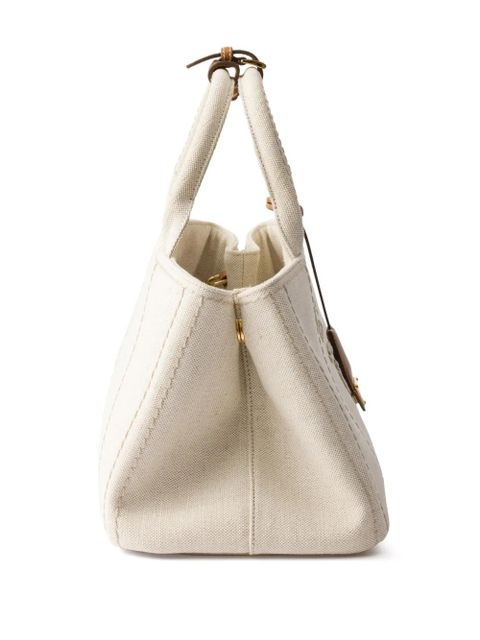 Prada large Jardinière tote bag - Neutrals
