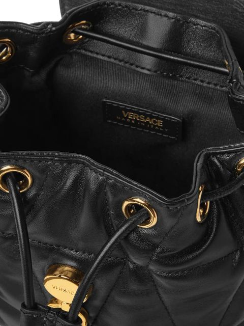 Versace Kleio quilted Medusa-motif backpack - Black