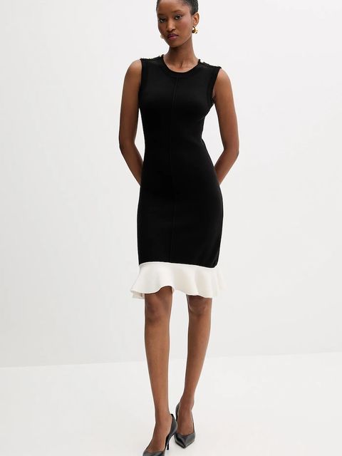 Silvian Heach sukienka ESPINOSA kolor czarny mini dopasowana GPA25136VE - zdjęcie produktu nr 2