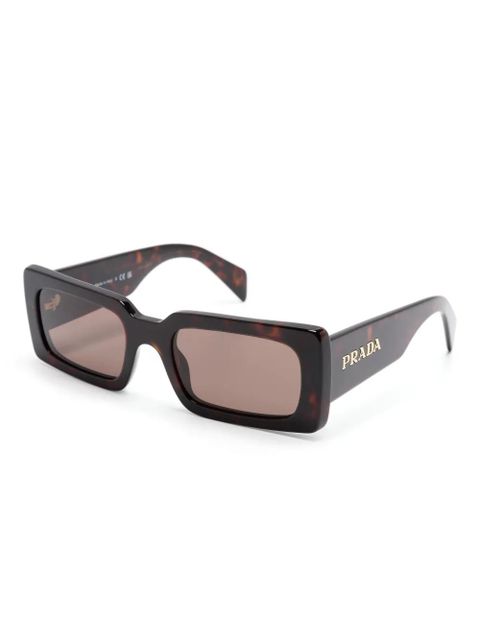 Prada Eyewear tortoiseshell rectangle-frame sunglasses - Brown
