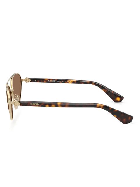 Burberry Eyewear pilot-frame sunglasses - Gold - zdjęcie produktu nr 2