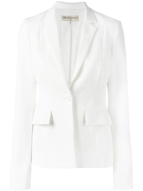PUCCI one button blazer - White - zdjęcie produktu nr 1
