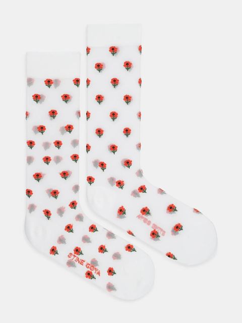 Stine Goya skarpetki kolor biały SG-PF25-A014-2289 - zdjęcie produktu nr 1
