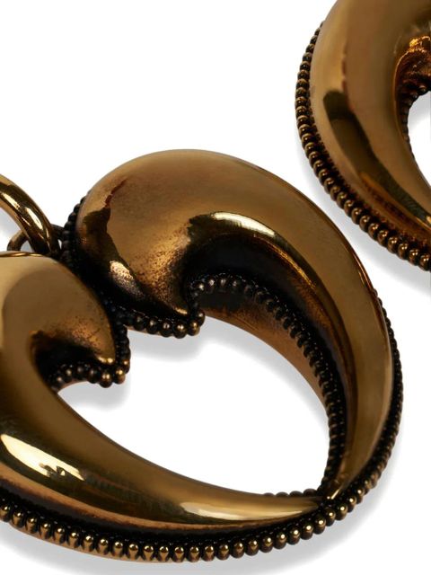 ETRO Paisley Heart earrings - Brown