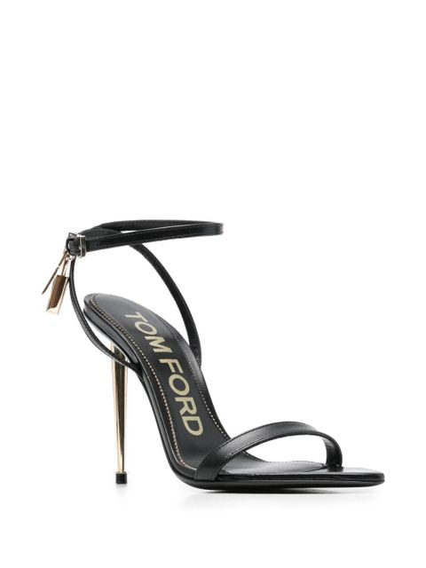 TOM FORD padlock high-heeled sandals - Black