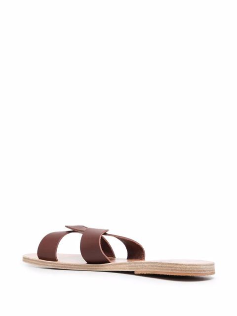 Ancient Greek Sandals Desmos crossover leather-strap sandals - Brown