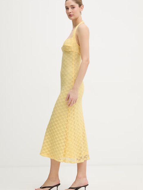 Bardot sukienka z bawełną - zdjęcie produktu nr 1