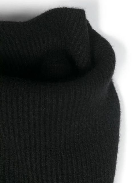 TOTEME ribbed cashmere neck warmer - Black